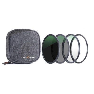 K&F Concept Magnetic Lensfilter Kit CPL-ND-UV 49 mm